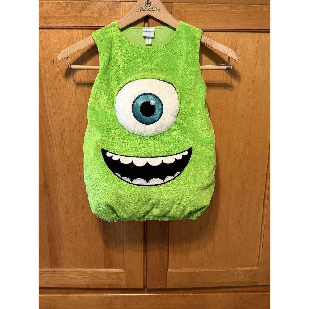 Disney Baby Mike Wazowski Halloween Costume Plush Toddler Size 18-24 Months